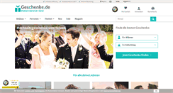 Desktop Screenshot of geschenke.de